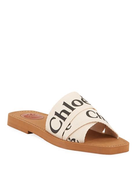 chloe flat mule sandals|chloe slides for women.